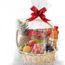 WIKDAY Clear Gift Bags 10 PCS 24x30 Inches Large Cellophane Wrap for Gift Baskets Wrapping Plastic with Ties for Gift Giving, Packaging Products