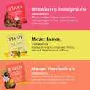 Stash Tea Fruity Herbal Tea 6 Flavor Tea Sampler, 6 boxes With 18-20 Tea Bags Each (EXP 11/30/26)