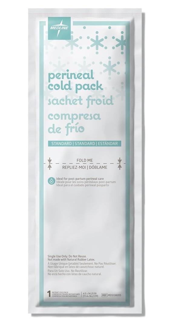 24 x Medline Perineal Cold Packs for Postpartum Care, Absorbent Pad is 4.5" x 14.25" Perfect for your After Delivery Postpartum Essentials Kit - Each, 1 Pound