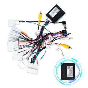 NHOPEEW Radio Wiring Harness Connector Compatible for Toyota Camry Corolla Prius RAV4 Tacoma Highlander - 16 PIN Power Cable Fit Aftermarket Toyota Car Stereo Wire Cable Plug and Play