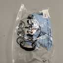 QINSEN Women's Sleeveless Sexy Backless Going Out Crop Top Strappy V Neck Tank Top Summer Tight Slim Fit Cute Shirts Light Blue, Medium