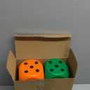 6 Pcs 4 Inch Large Foam Dice Giant Cube with 6 Sided Number Dots Jumbo Soft Slow Big PU Foam Stress Ball for Party Game Math Learning Props Stress Relief Gifts(6 Colors)