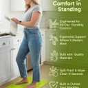 Ophanie Kitchen Mats for Floor, 3/4 Inch Thick Kitchen Rugs, 20x32 Anti Fatigue Standing Cushioned Mat,Waterproof,Comfort Ergonomic Mat for Office, Home, Sink with 99+ Pairs of Anti-Slip Bottom Ridges