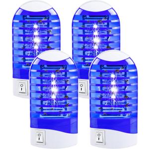 2026 New Bug Zapper Indoor Plug in Mosquito Killer Mosquito Zapper with Bug Lights, Electronic Fly Traps Indoor for Home, Living Room, Kitchen, Baby Room, Bedroom, Office, Flying Insect Trap (4Pack)
