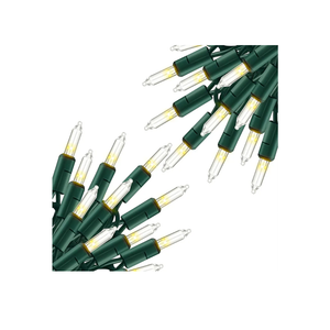 Warm White Christmas Lights, 2 Pack Total 40FT 200 Count Incandescent Christmas Mini Tree String Lights, Waterproof Christmas Decorations for Outdoor Indoor Xmas Patio Home Party Garden Yard Decor