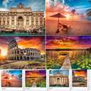 Jigsaw Puzzles 4 Pack 1000 Pieces - Puzzles for Adults - Zion & Yellowstone & Grand Canyon National Park Nature Landscape Challenging Puzzles for Home Decor Birthday Gifts Toy for Men Women