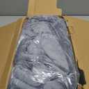 Homemate Heated Blanket Electric Throw - 50"x60" Heating Blanket Throw 1/2/4/6/8 Hours Auto-Off 10 Heat Level Over-Heat Protection Flannel Sherpa ETL Certification (01 - Light Grey)