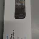 JSAUX Transparent Back Plate Compatible with Steam Deck OLED/LCD, DIY Clear Replacement Back Shell Case Compatible with Steam Deck OLED/LCD - PC0106 Vents Version [Purple]