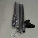 Barcetine American Flag Poles for Outside House - 5ft Tangle Free Flag Pole for House with Holder Bracket,Residential Flagpole Kit for Outdoor Porch Garage - Black