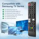 Pack of 2 Replacement for Samsung TV Remote Control, Universal Remote for Samsung Smart TV Frame Crystal UHD OLED QLED 4K 8k Series