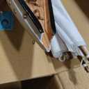 SAILINGSTORY 30" Wooden Sailboat Model Ship Sailboat Decor Schooner Atlantic 1:50 Scale Replica Ivory and Walnut Antique