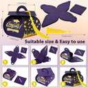 Spakon 30 Pcs Graduation Cap Gift Box Graduation Party Favors Candy Boxes Treat Box with Tassel Table Centerpieces Class of 2026 Grad Decorations(Purple, Gold)
