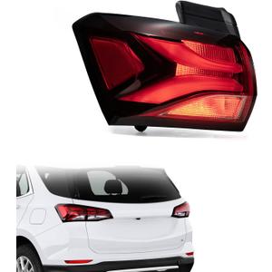 Led Tail Light Assembly Compatible with 2022 2023 2024 Chevy Equinox Rear Outer Taillights-Left Taillamp assy LED Type Replacement, Left Driver Side, OEM: GM2804153 85132583