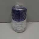 PLASTICPRO 6 Pack Twist Cap Food Storage Containers with Blue Screw on Lid- 8 oz Reusable Meal Prep Containers - Freezer and Microwave Safe Blue Plastic Food Storage