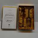 GLASSIQUE CADEAU Crystal Prosecco, Cava and Champagne Cocktail Glasses | Set of 2 | Long Stemmed Flutes for Mimosa, Bellini, Hugo, Sparkling Wine | Elegant Gift Glassware for Her Birthday, Anniversary