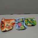 Washable Female Dog Diapers - Premium Reusable Diapers for Doggie in Heat - Highly Absorbent Dog Diapers Female for Pet Incontinence with Adjustable Snaps (SucculentsS) (SmallNew Born-11.5Waist)