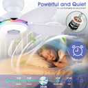 Kviflon 36 Inch White Ceiling Fan with Light, 5 Blades Flush Mount Fan with RGB & 3 CCT Dimmable Light, APP & Remote Control, Built-in Speaker, Reversible, 6 Speeds for Bedroom Living Room