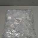 100 Count Refillable Sample Containers with Lids Cosmetic Jars 15 Gram Empty Cream Jars Leak Proof Makeup Containers for Traveling - Clear