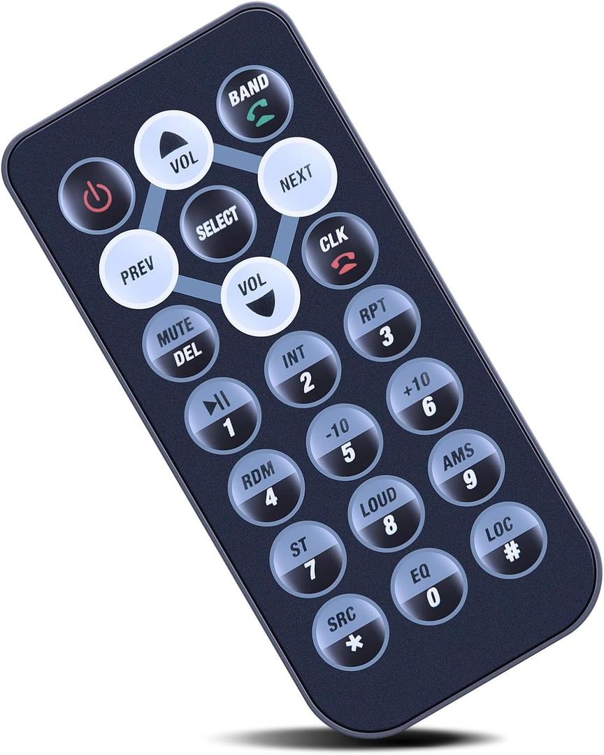 ZWP Replacement Remote Control fit for BOSS Audio 616UAB 850BRGB 560BRGB 750BRGB MR500UAB 820BRGB 632UAB 609UAB Double Din Marine Audio Car Stereo Receiver