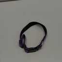 Reflective Dog Collar, Adjustable Soft Neoprene Padded Nylon Pet Collars with Buckle for Medium Dogs, Purple,M