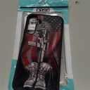 Case Compatible with Samsung Galaxy A15 5G,American Flag Soldier Cross Pen Blank Back+Soft Silicone Acrylic TPU Design Shock Fall Prevention Protective Case for Samsung Galaxy A15 5G