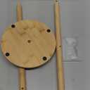 Christmas Tree Ornament Stand Holder with Arms Wooden Christmas Hanger Pretzel Sausage Rack for Counter Top Ornament Display Desktop Tree Holiday Party(29.53 Inch)