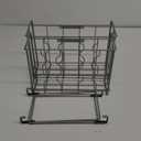 Simple Houseware Over the Cabinet Door Organizer Holder 2 Pack 13.5" Wx4.25 Dx18.5 H and 12.5" Wx3.6 Dx18.5 H Silver