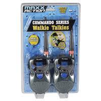 Maxx Action Toy Walkie Talkies, Two Way Radios with Built in Morse Code, for Children
