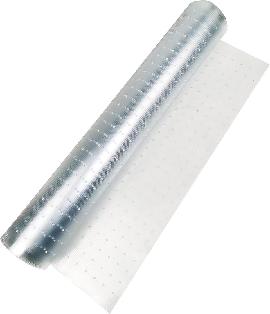 HFS(R) Clear Carpet Runner Protector with Gripper Anti-Slip PVC Carpet Protection 27in X 6ft / 68.58cm X 1.8m