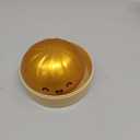 Glitter Dumpling Squishy, New Mystery Glitter Dumpling Squishies Box, Jumbo Squishy Toy with Steamer Box, Colorful Fidget Stress Balls, Soft Squeeze Decompression Dough Sensory Play Toy (Gold)