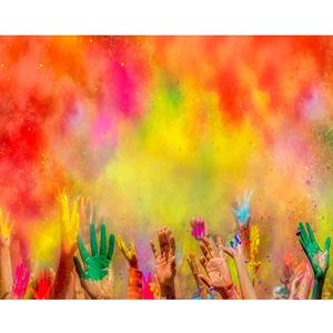 Colored Powder28.4 oz - 3.55 oz of Each Color - Pink, Orange, Yellow, Teal, Blue - For Toss, Fun Run, War, Party & Festival - Pack of 8 Bags - 800 g in Bulk (1)