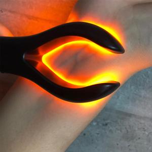 Rechargeable Vein Finder Viewer for IV Access Phlebotomy for Nurse Clinics Homes Use Vein Finder Light for Various Skin Types, Yellow