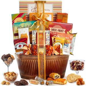 Broadway Basketeers Gift Basket Gifts for Women, Men, Families, Teacher, College, Appreciation, Thank You Present, Birthday, Corporate, Get Well, Sympathy Care