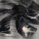 LEDIARY 22 inch Black Caged Ceiling Fan with Light, Bladeless Industrial Ceiling Fan with Remote, Farmhouse Fan Lights Ceiling Fixtures for Kitchen, Bedroom, Outdoor6 Speed, Timing-Black