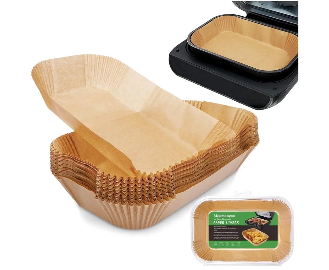 Ninja Smart XL Air Fryer Liners - 120 Pcs Disposable Parchment Paper Rectangular For Ninja Foodi Air Fryer Accessories