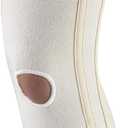 CHAMPION Knee Brace Flexible Stays Knit Elastic, White, Large
