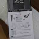 VESLARA 8-Pack WPC Wall Panels 118 x 6.3 3D Slat Wall Panel Acoustic Wall Paneling for Interior Wall Decor TV Background Kitchen Bedroom Teak