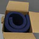 Yoga Knee Pad Cushion 0.8inch (20mm) Thick Yoga Mat with Carrier Strap for Pain Free Knees, Elbows, Wrists and Back, Workout Mats for Home Gym, Pilates, Planks, Ab Rollers (24"x10"x0.8") (Navy blue)