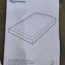 Amazon Basics Smart Box Spring Bed Base, 9-Inch Height Mattress Foundation, Tool-Free Easy Assembly, King, 79"L x 75.5"W x 9"H, White