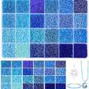 PH PandaHall 24000pcs Glass Seed Beads 2mm 12/0 Mini Blue Friendship Waist Bead 24 Colors Ocean Sea Small Tiny Spacer Beads for Bracelet Making Summer Seaside Beading Weaving