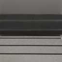 Extra Large Foldable Stone Bath Mat, 60 x 20 Inches, Grey