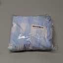 6.6FT Wedding Arch Backdrop Cover Light Blue Gingham Spandex Fitted Round Top Backdrop Stand Cover for Birthday Party Ceremony Banquet Decoration (Pattern2)