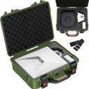 Starlink Mini Case, IP67 Waterproof Green Starlink Mini Hard Case with Portable Strap, Precision Cut Foam for Starlink Accessories, Starlink Bag for Travel Outdoor Camping Hiking