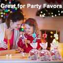 24 Reusable Snowflake Straws for Snowflake Winter Party Supplies Favors Wonderland Frozen Birthday - Christmas Gift with 2 Cleaning Brushes