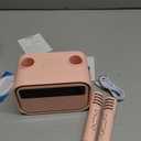 Karaoke Machine for Kids Adults, Portable Bluetooth Speaker with 2 Wireless Mics & Flashing Lights, Toy Gift for Birthday Christmas Girls & Boys Ages 3-12+.