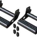 RealTruck RKR Detachable Steps (Sold In Pairs) | Textured Black | JPTS32 | Compatible With All RKR Rails by RealTruck