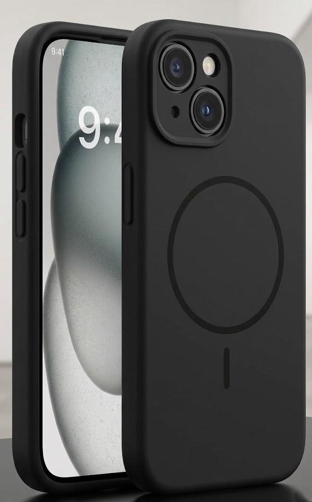 Compatible with iPhone 15 Case, [Soft Anti-Scratch Microfiber Lining], Liquid Silicone Case Gel Rubber Shockproof Drop Protection Phone Case for iPhone 15