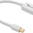BlueRigger Mini DisplayPort to HDMI Female Adaptor Cable ((Mini DP/Thunderbolt to HDMI Cable) - Compatibe with MacBook Pro/Air - with HD Audio