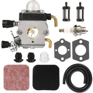 Carburetor Kit for STIHL FS85 FS80 FS76 FS75 FS74 String Trimmer; HS85 HS80 HS76 HT75 HS74 HL75 FH75 Hedge Trimmer; FC75 FC85 Edger, SP80 SP85 Special Harvester, KM80 KM85 KM85R Kombi Motor