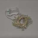 Dual Color Changing Cluster Fairy Lights Battery Operated, 10Ft 200 LED Fairy String Lights with Remote Control Timer Twinkle Firecracker Christmas Lights for Bedroom Xmas Tree Garland Decoration (Warm White & Multicolor-Silver Wire)